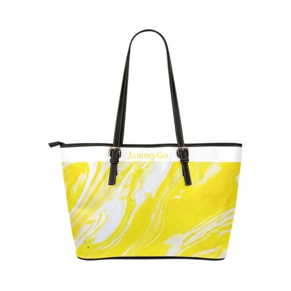 Canary Leather Tote Bag - Image 2