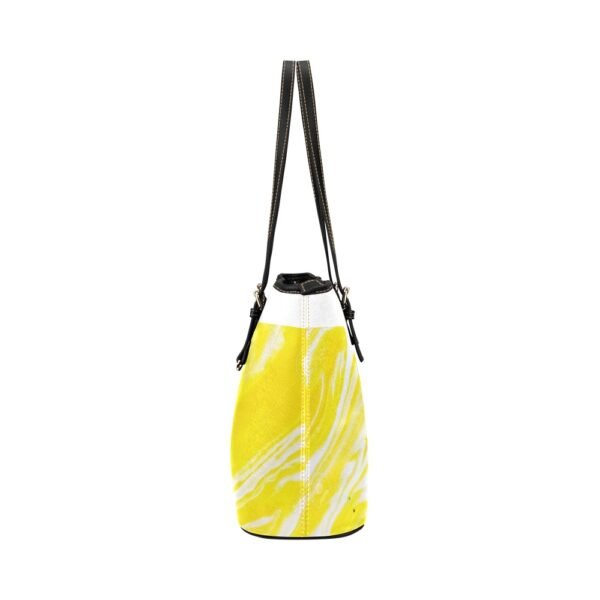 Canary Leather Tote Bag - Image 3