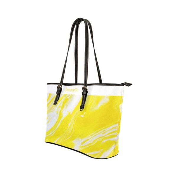 Canary Leather Tote Bag - Image 4