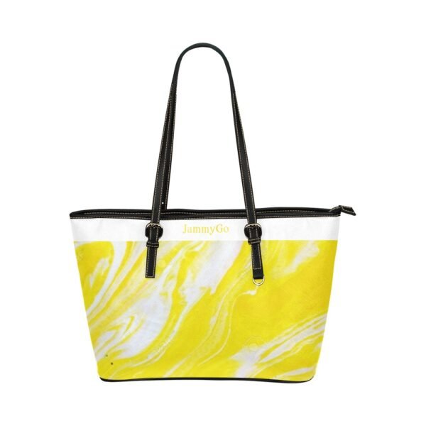 Canary Leather Tote Bag