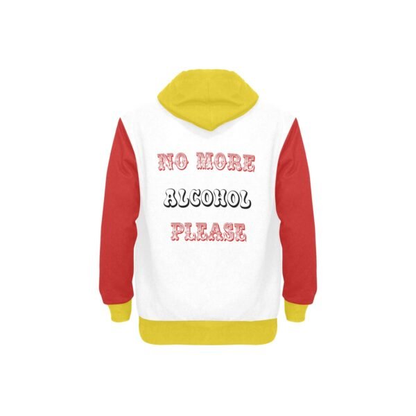 No More Alcohol Please  Long Sleeve Fleece Hoodie - Image 4