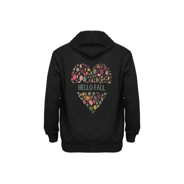 Hello Fall  Long Sleeve Fleece Hoodie - Image 4